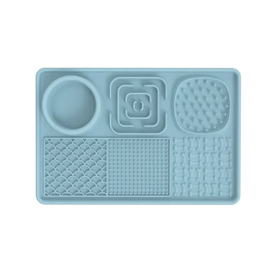 Multi-Zone Large Silicone Lick Mat