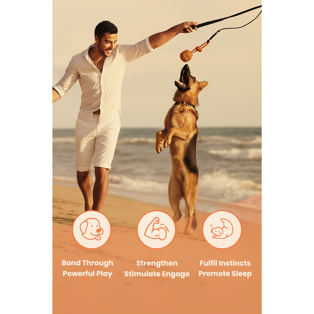 ChaseMate™ – The Ultimate Dog Flirt Pole for Play, Training & Bonding