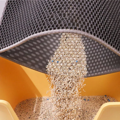 Double-Layer Waterproof Cat Litter Mat