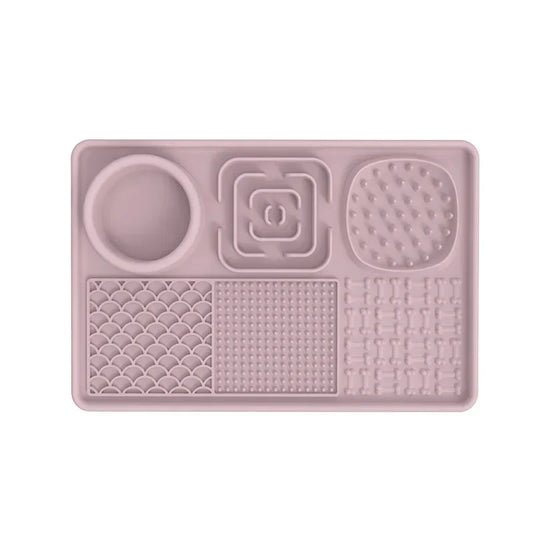 Multi-Zone Large Silicone Lick Mat