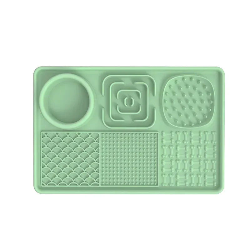 Multi-Zone Large Silicone Lick Mat